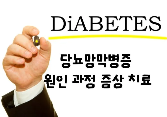 당뇨망막병증 원인 과정 증상 치료